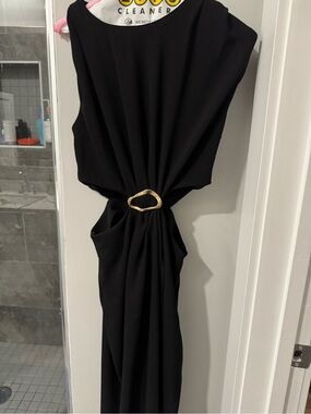 open back dress zara Red Linen Backless Maxi by Zara Limited Edition Open Back